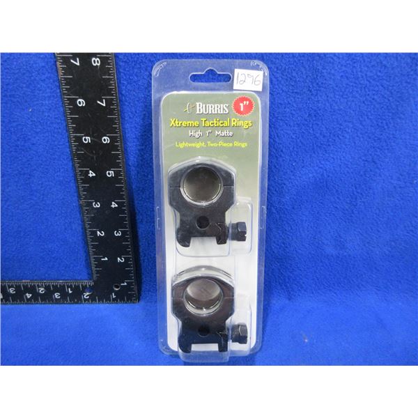 NEW - Burris Xtreme Tactical Rings - High 1" Matte