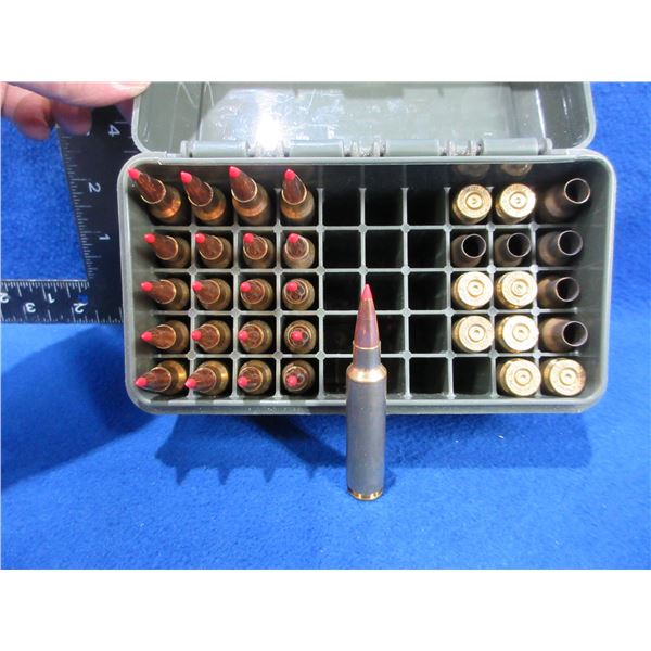 284 Win. Reloads - Box of 21 + 14 Brass