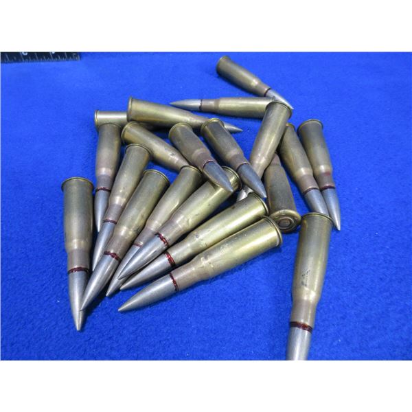 8MM Lebel Military Cartridges - Bag of 20 - PICK UP ONLY