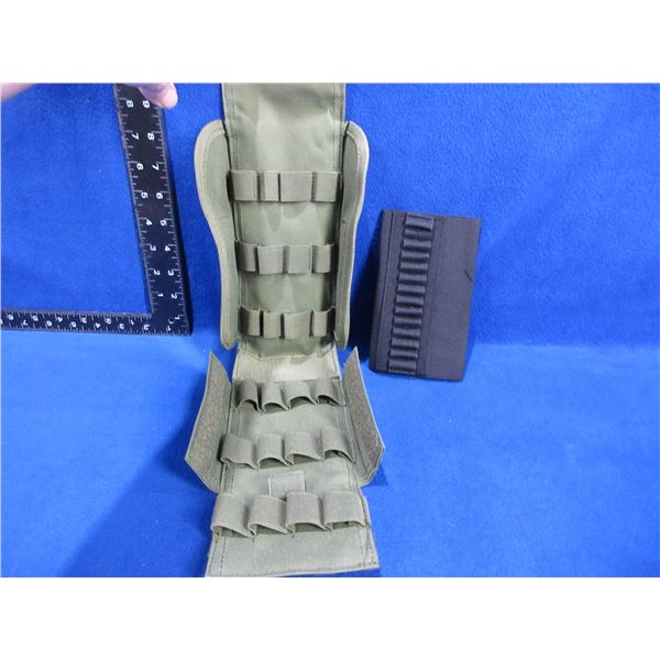 NEW - 12 Ga. Shotshell Pouch & Buttstock Cartridge Holder