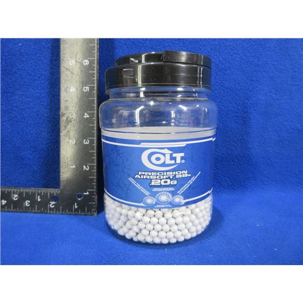 Colt Precision Airsoft BBs .20g - Tub of 5000 Approx 1/2 Full