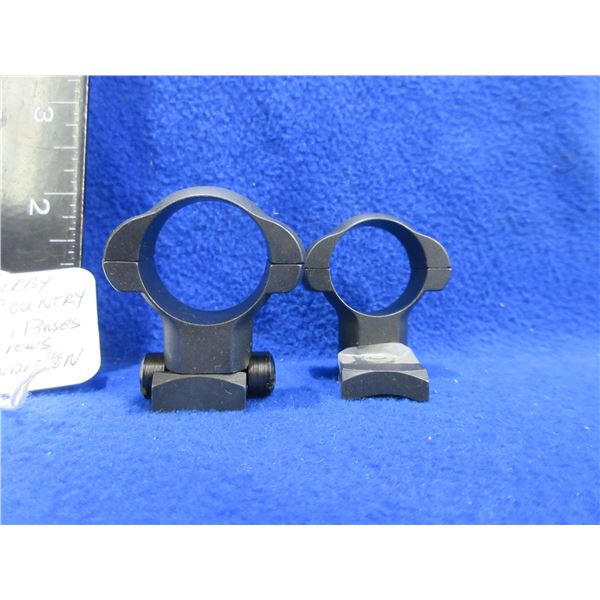 Weatherby Backcountry 1" Rings & Bases with Screws