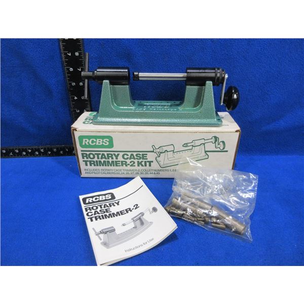 RCBS Rotary Case Trimmer-2 Kit with 3 Collets & 9 Pilots