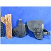 Image 1 : 3 Leather Holsters - Bianchi 7/7L, Fastex SR1, Unknown