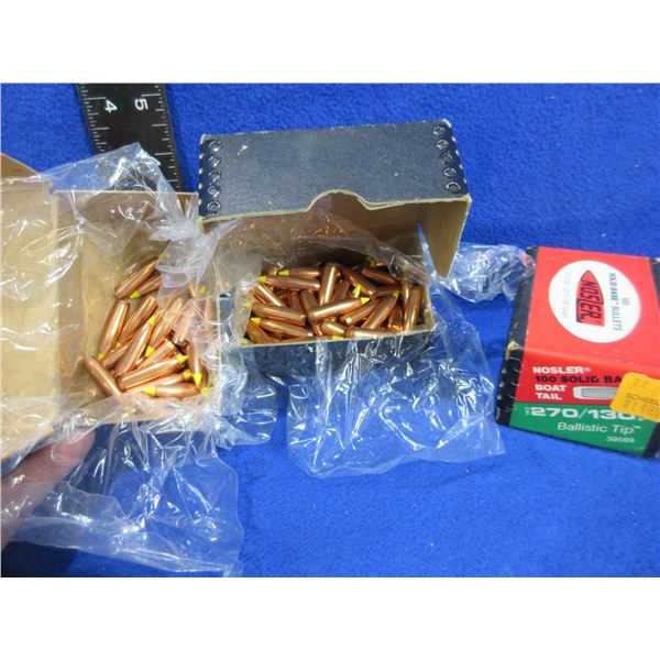 270 Cal. .277" 130gr Ballistic Tip Nosler Bullets