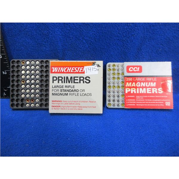 CCI and Winchester Large Rifle Magnum Primers