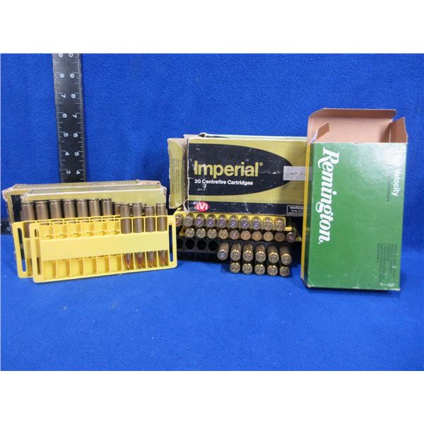 30-06 Sprg Reloads - 2 Boxes of 20, Box of 14 + 31 Brass