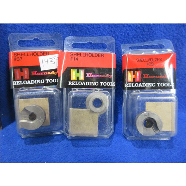 NEW - 3 Hornady Shell Holders - #'s 14, 29 and 37