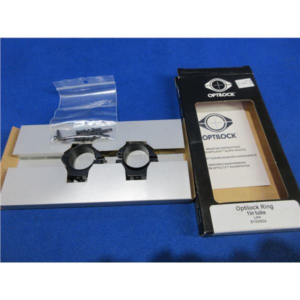 NEW - Optilock 1" Tube Low Rings