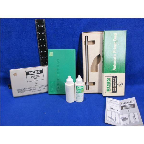 2 RCBS Case Lube Pads, Primer Tube & 2 Case Lube