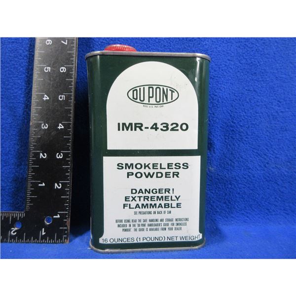 DuPont IMR 4320 Powder - 362 Grams Including Tin