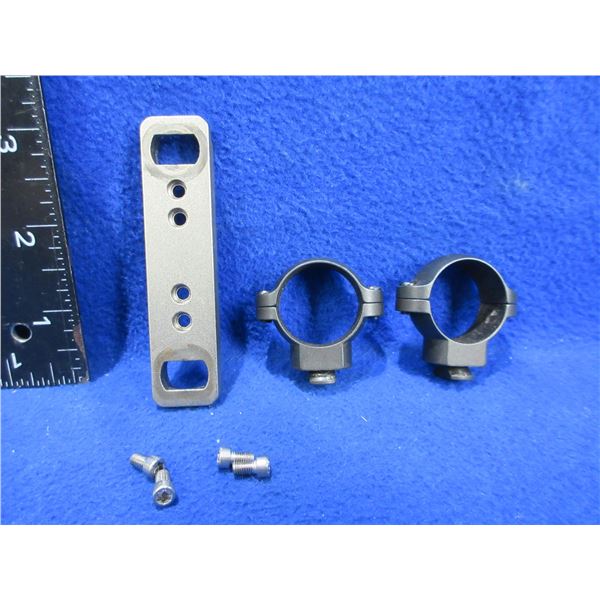 Thompson/Center Contender Base and Rings with Screws