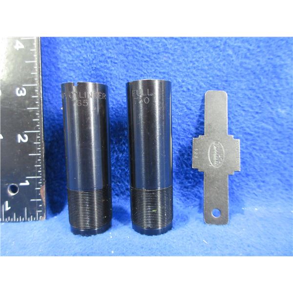 NEW - 2 Mossberg 12 Gauge Accu-Mag Chokes w/ Wrench