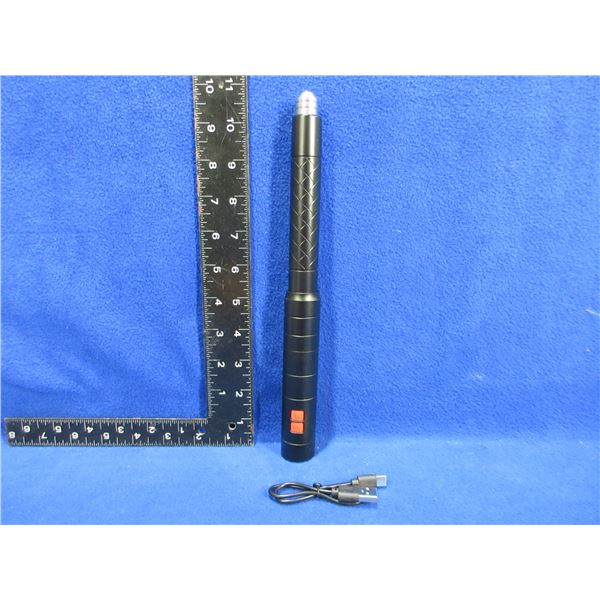 NEW - Telescopic Baton with Flashlight and Lighter