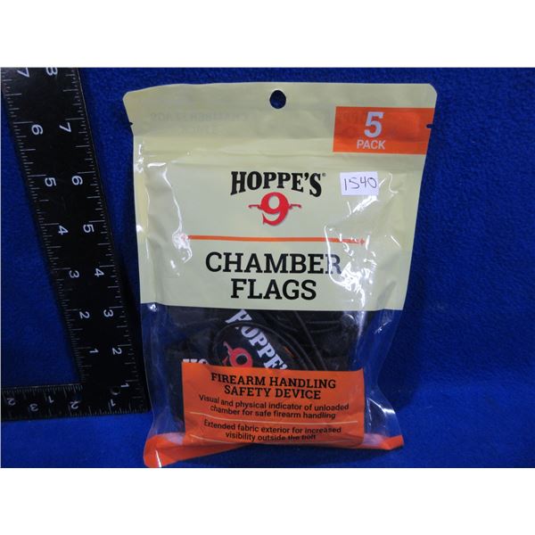 NEW - Hoppe's 9 Chamber Flags - Pack of 5