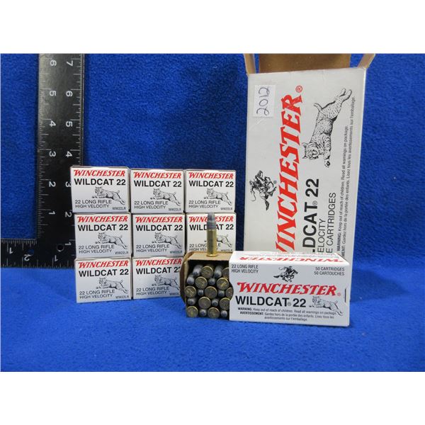 22 LR 40gr HV LRN Winchester Wildcat 22 Cartridges