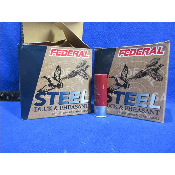 12 Ga. 3" 4 Shot Steel Duck & Pheasant Federal Shotshells