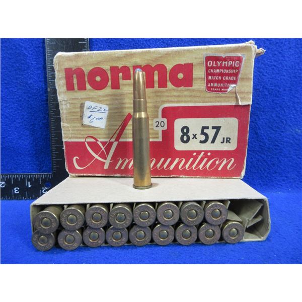 Collector Ammo - 8X57 JR 196gr SPR Norma Cartridges
