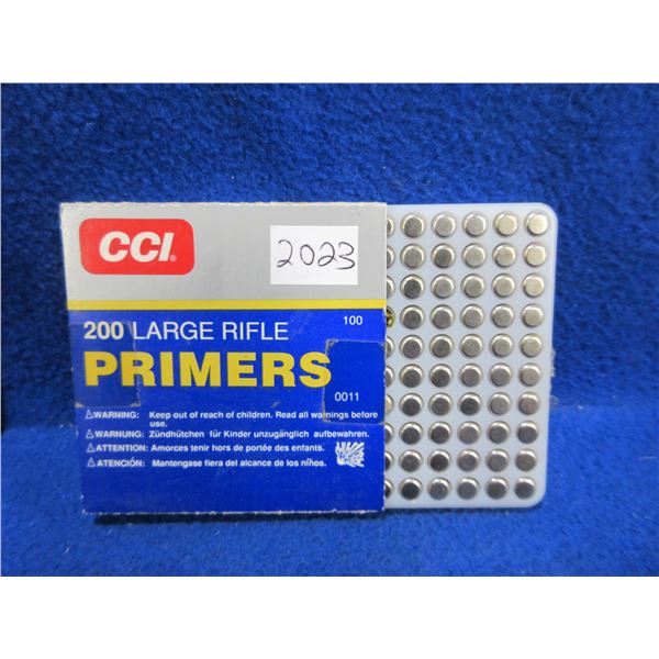 CCI 200 Large Rifle Primers - Box of 100 - PICK UP ONLY