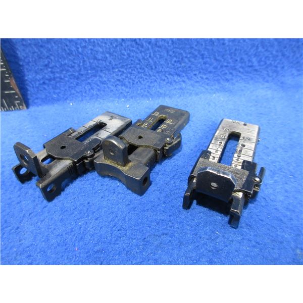 3 Rear Sights - Appear to be Lee Enfield