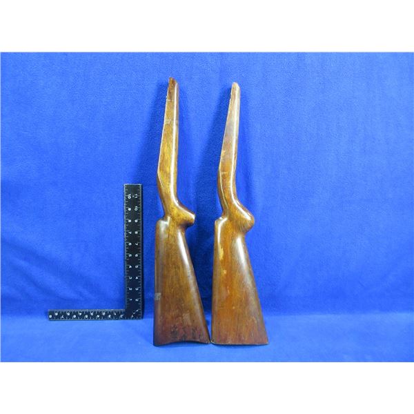 2 Wood Stocks - Appear to be Deustche Werke Model 1