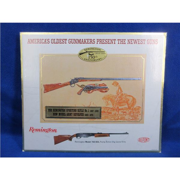 Remington 150th Anniversary Counter Display Sign