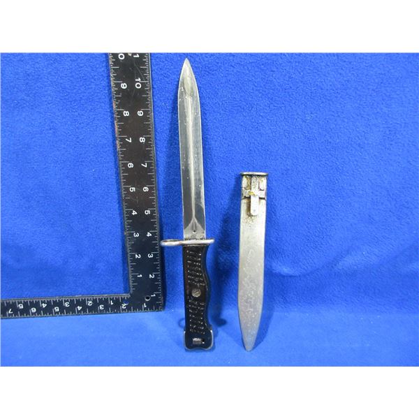 Zastava M56 SMG Bayonet with Scabbard - Ser. # 64510