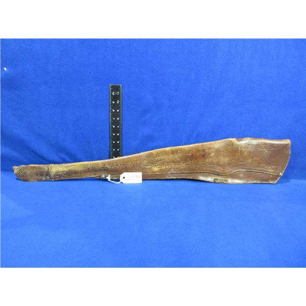 Leather Rifle Scabbard - 35" - Maker Victor Marden