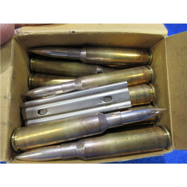 6.5X55 Swedish Mauser Military Cartridges - Box of 17