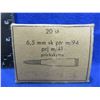 Image 2 : 6.5X55 Swedish Mauser Military Cartridges - Box of 17