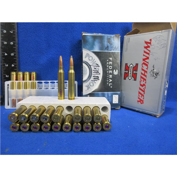 7MM Rem. Mag Reloads - Box of 16 + 4 Brass, Box of 4