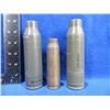 Image 1 : 3 Military Shell Casings - 2 x 25MM, 1 x 20MM