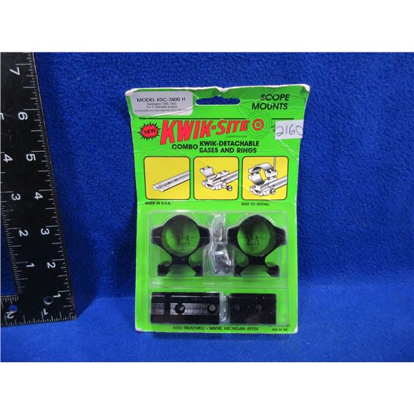 NEW - Kwik-Site See-Thru Mounts - Model KSC-7400 H