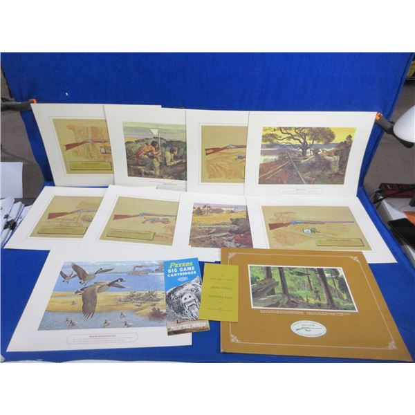 Lot of 9 Remington Prints and 2 Pamphlets