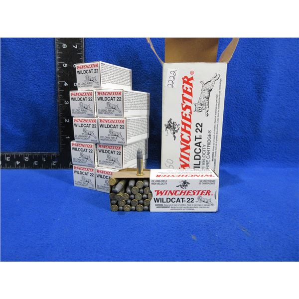 22 LR 40gr HV LRN Winchester Wildcat 22 Cartridges