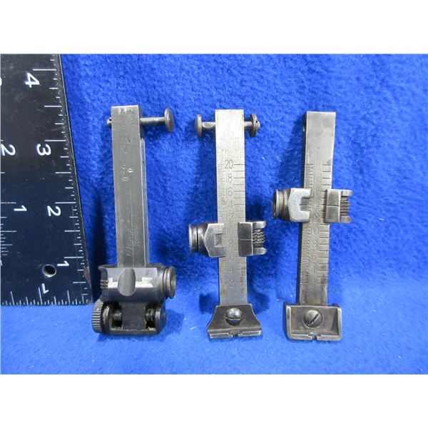 3 Rear Sights - Appear to be Lee Enfield