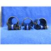 Image 1 : 3 Pairs of 1" Weaver Scope Rings