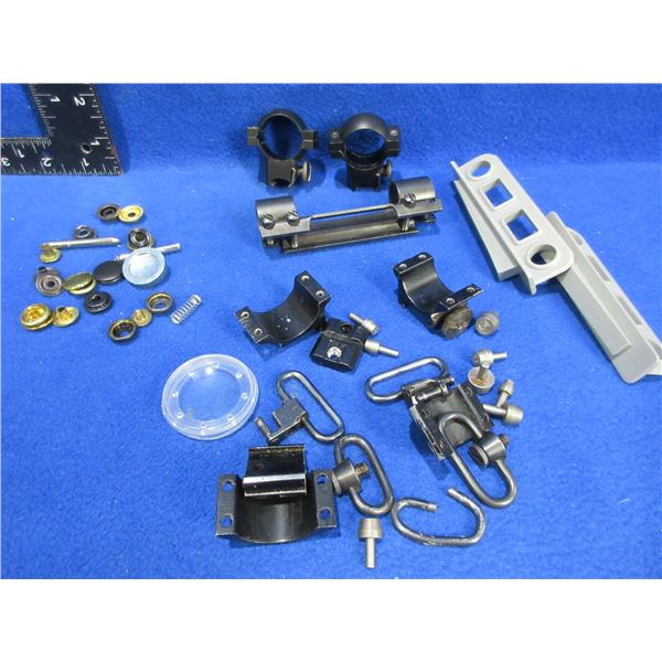 Lot of Various Scope Mounts and Sling Swivels