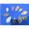 Image 1 : 10 Arrowheads - Approx. 1" to 1 1/2" Length
