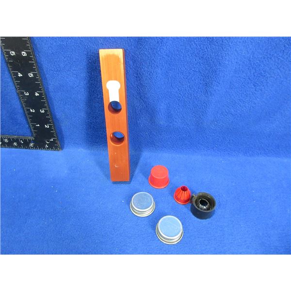 MEC - Reloader Charge Bar (302-118) and Various Caps