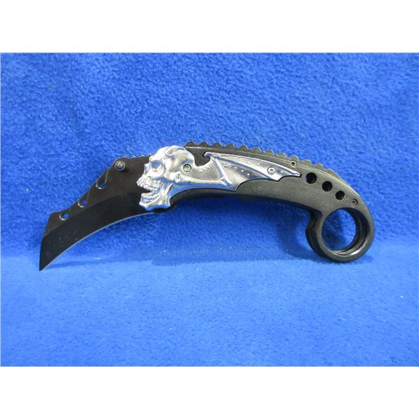 NEW - Karambit Style Folding Lock Neck Knife