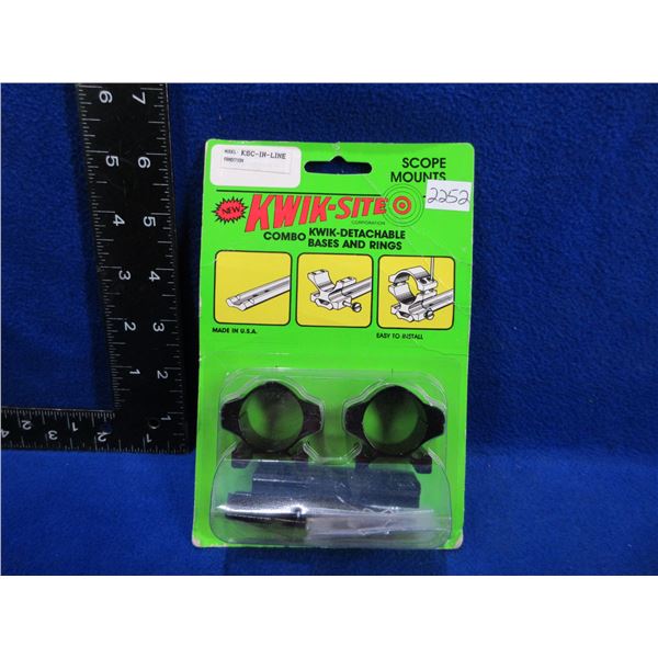 NEW - Kwik-Site Scope Mounts - Model KSC-IN-LINE