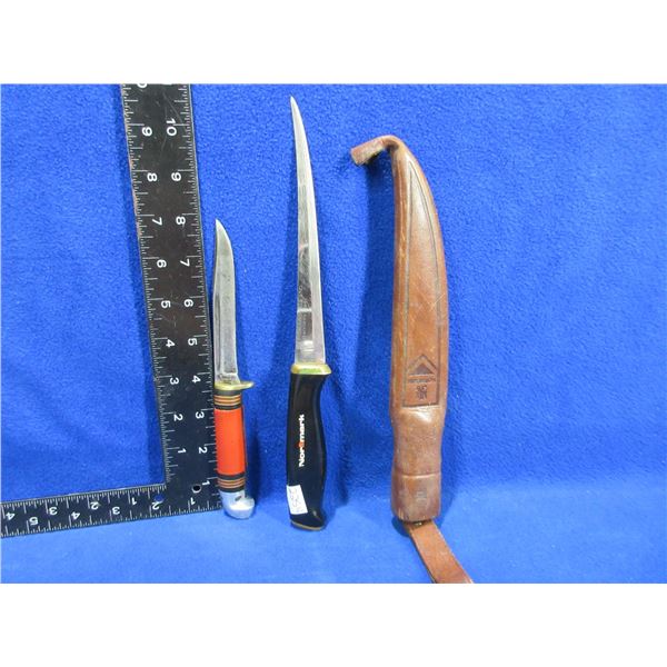 Normark Fillet Knife & Western Cutlery P48A Fixed Blade