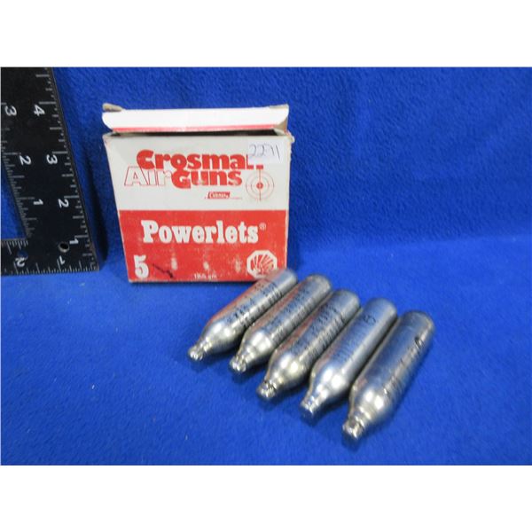 Crosman Airguns CO2 Powerlets 12.5 gm - Box of 5