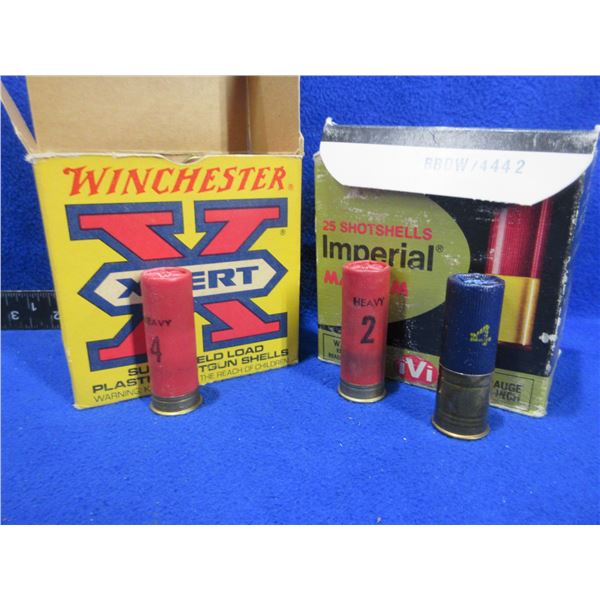 12 Ga. 2 3/4" 4 Shot and Mixed Box 2 & 4 Shot Shotshells