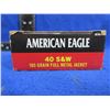 Image 2 : 40 S&W 165gr FMJ American Eagle Federal Cartridges