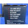 Image 2 : 22 LR 36gr HV HP Federal Cartridges - Sealed Box of 325