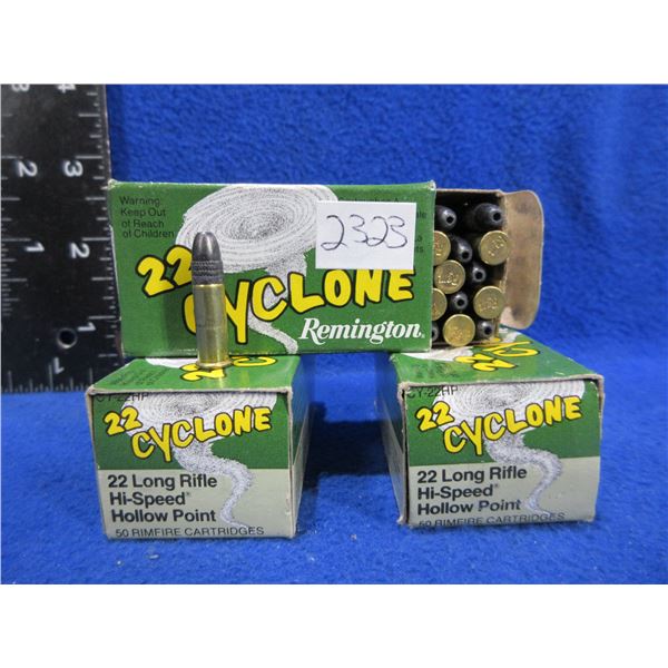 22 LR 36gr Hi-Speed HP 22 Cyclone Remington Cartridges