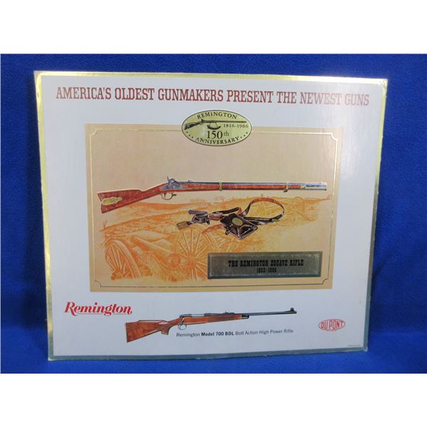Remington 150th Anniversary Counter Display Sign