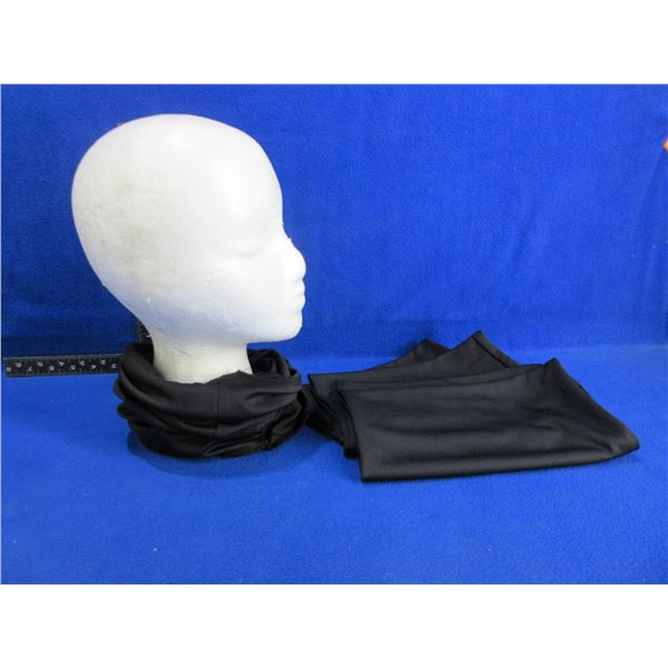 NEW - 5 Black Neck Gaitors